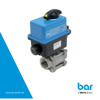 德國bar GmbH 2/2路電動閥-EKIV型，帶電動執(zhí)行器STV