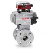 Warex Valve 球閥 DBV 400，法蘭連接，專門(mén)用于粉末和散裝處理